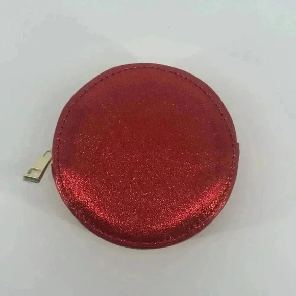 New Marc Jacobs Daisy Sparkling Glitter Red Makeup/Cosmetic Pouch Holiday Xmas - Picture 6 of 9